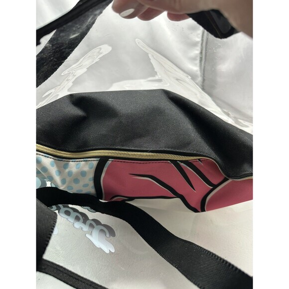 Disney Princess Belle Beauty & Beast Clear Tote w/ Removable Pouch Bag Classics - Picture 9 of 16